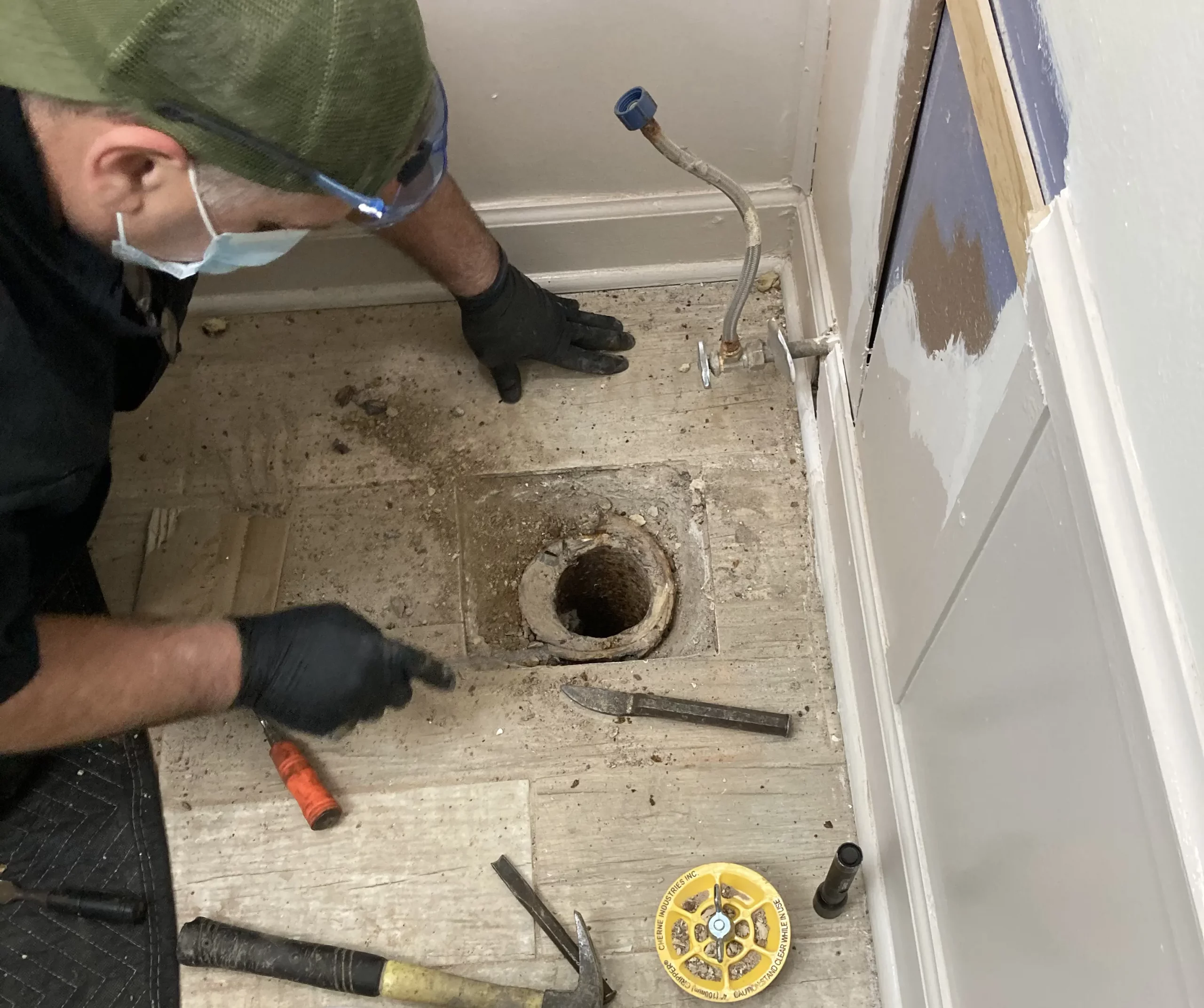 Toilet Leak at Flange Rescue Plumbing