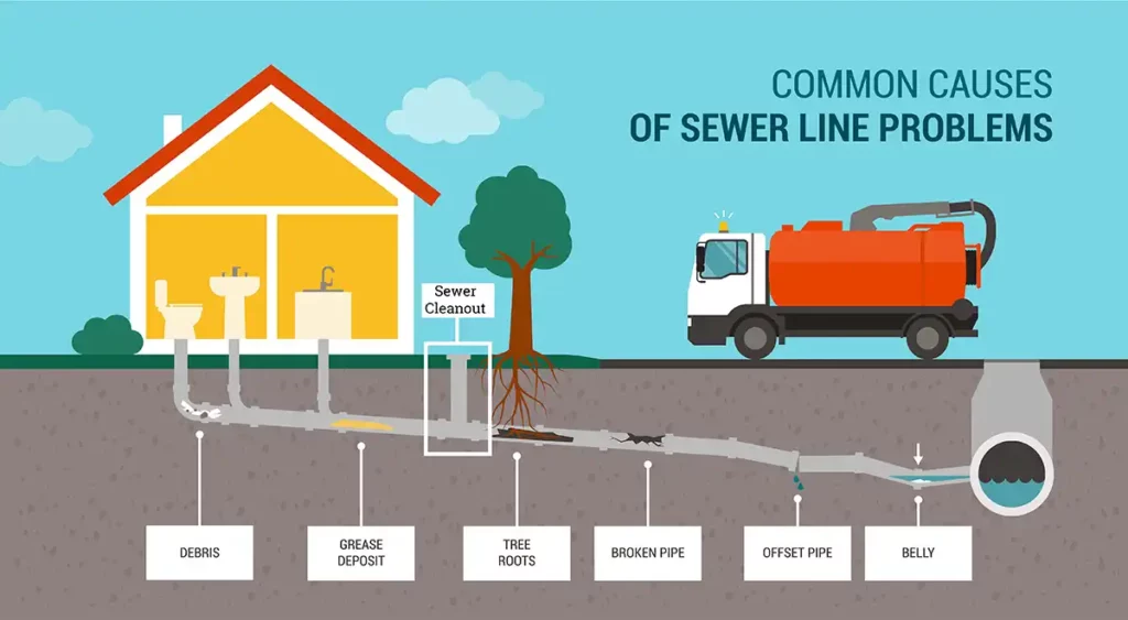 Common plumbing problems are sewer issues