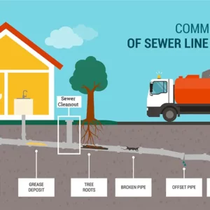 Common plumbing problems are sewer issues