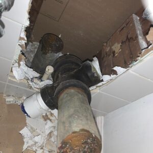 Clogged Basement Pipe