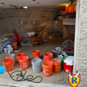 Rescue-plumbing-lincoln-park-garage-sewer-clean-out-install-3