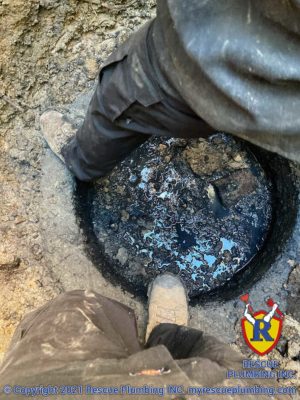 rescue-plumbing-wilmette-illinois-catch-basin-rebuild-3