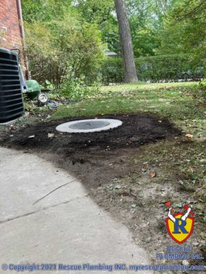 rescue-plumbing-wilmette-illinois-catch-basin-rebuild-7