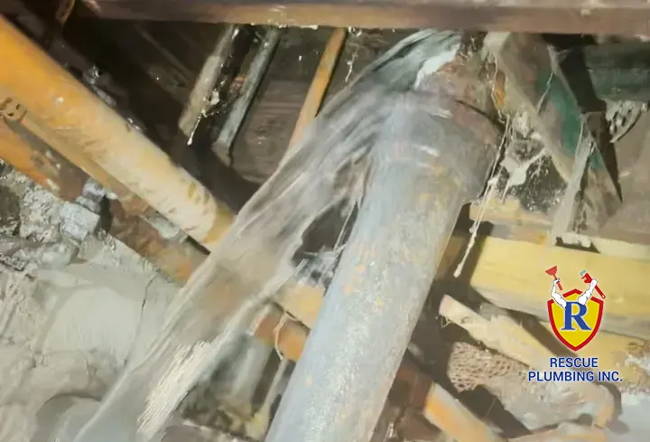 Leak repair: how rescue plumbing rescued a couple in northfield, il | emergency plumbing services chicagoland
