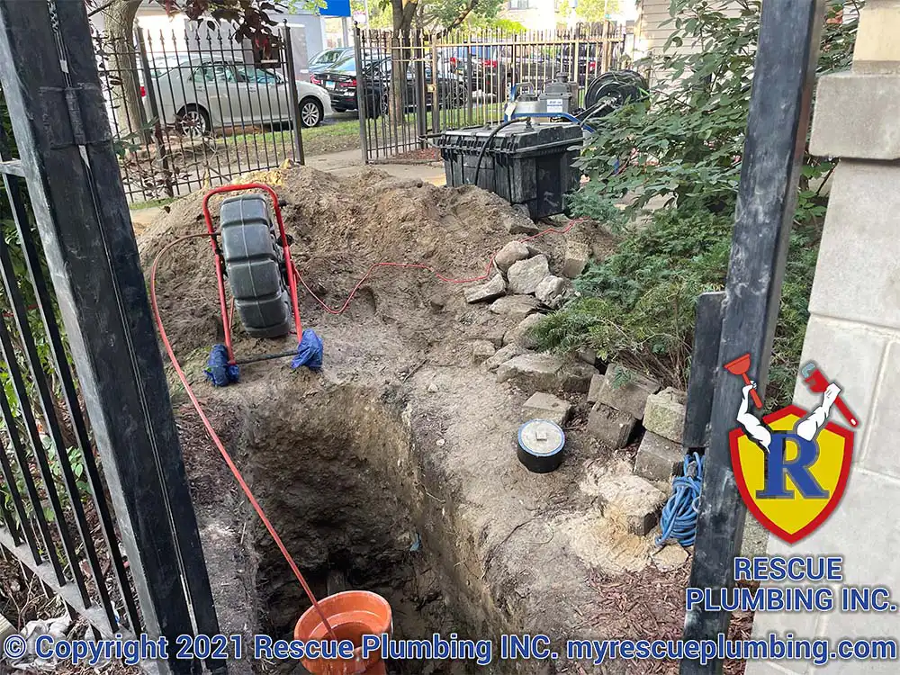 Sewer line repair in boystown chicago | emergency plumbing services chicagoland
