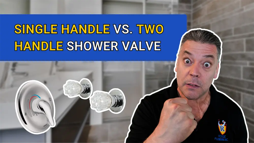 Shower Repair Tips Single Handle vs. Two Handle Shower Valve