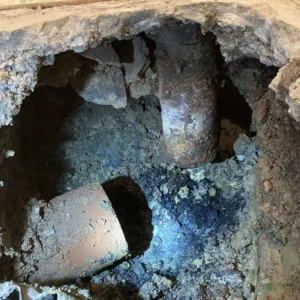 Sewer cameras found visible cracks in sewer lines