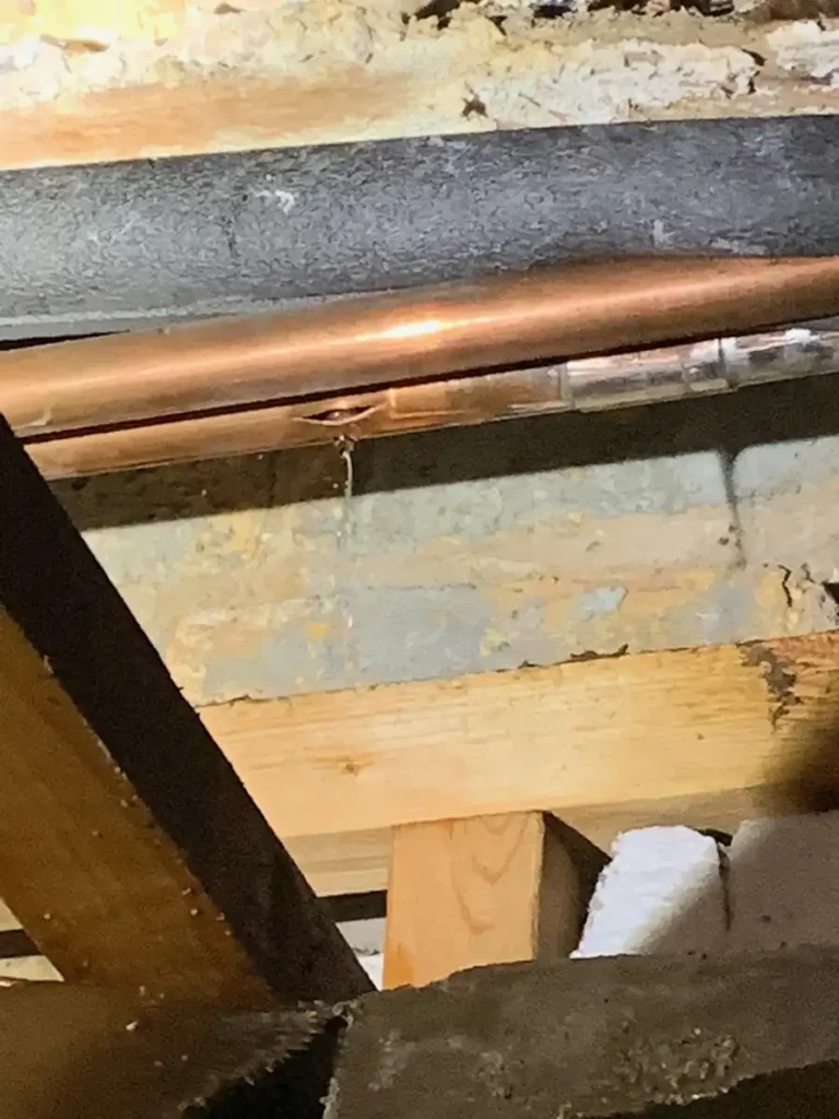 High water bill caused by a leak