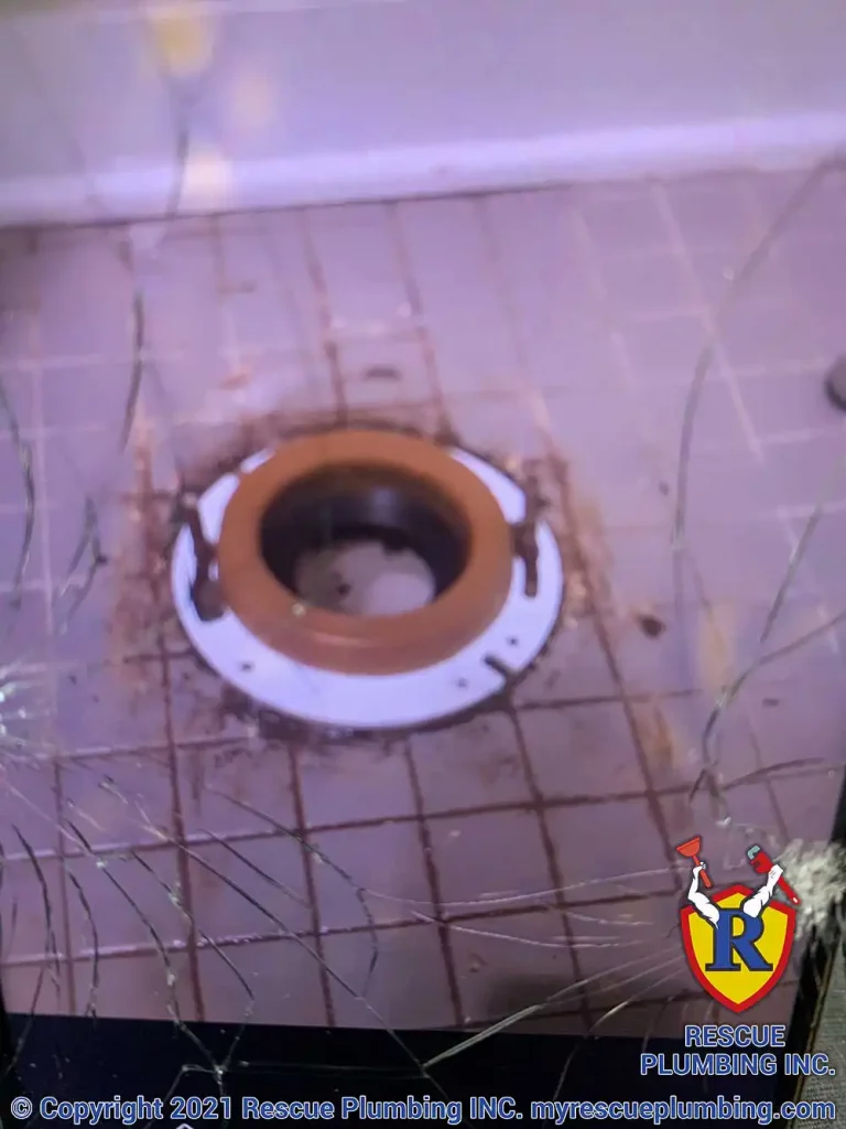 New Flange, New Wax-Ring, toilet base