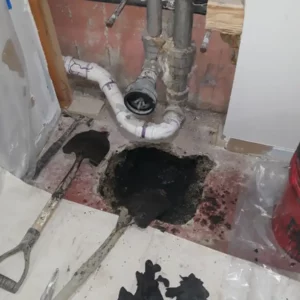 Property owner needs rescue plumbing to repair floor drains