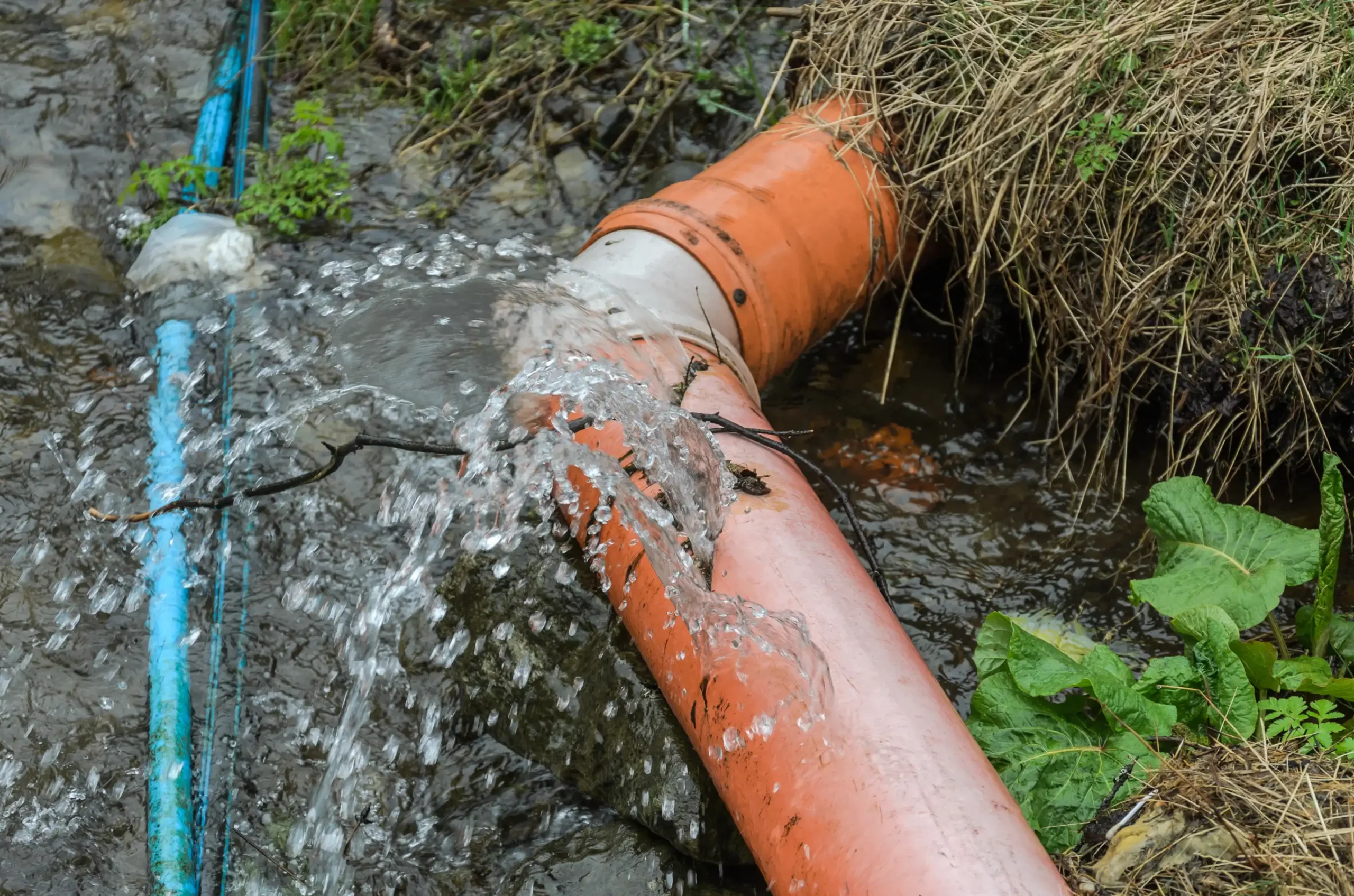 Don't wait to shut off the water! Look at this plumbing problem