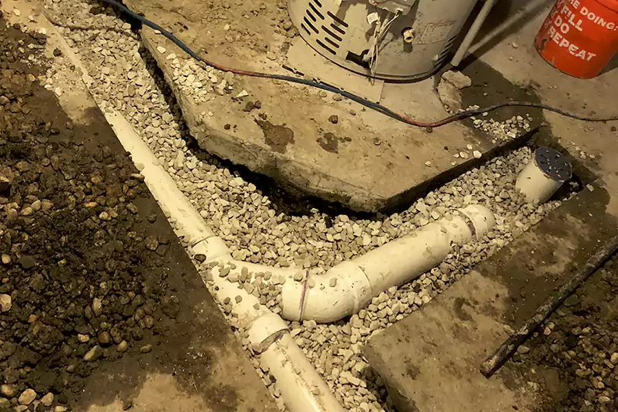 fixed flooded drain