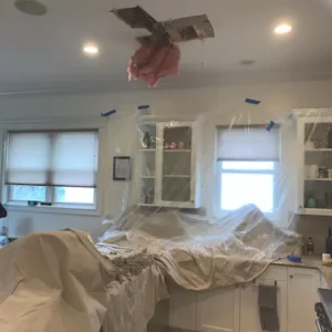 Water leak emergency plumbing service