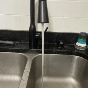 Tap water from kitchen sink