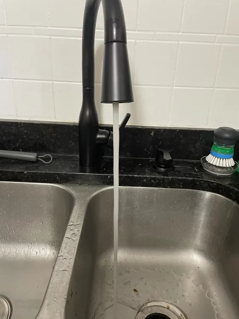 tap water from kitchen sink