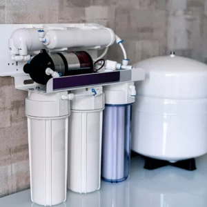 Reverse osmosis system for drinking water safe