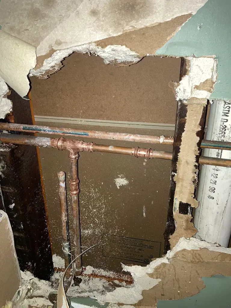 frozen pipes can be putting excessive pressure on pipes 