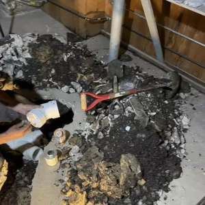 Plumbing sewer line repair