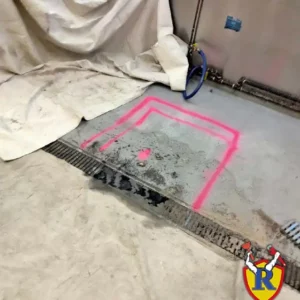 Commercial plumbing sewer repair with sewer inspector