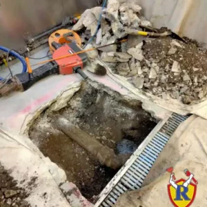 Business property owner sewer repair service