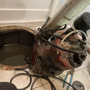 Sewer flooding in basement because of a bad pump