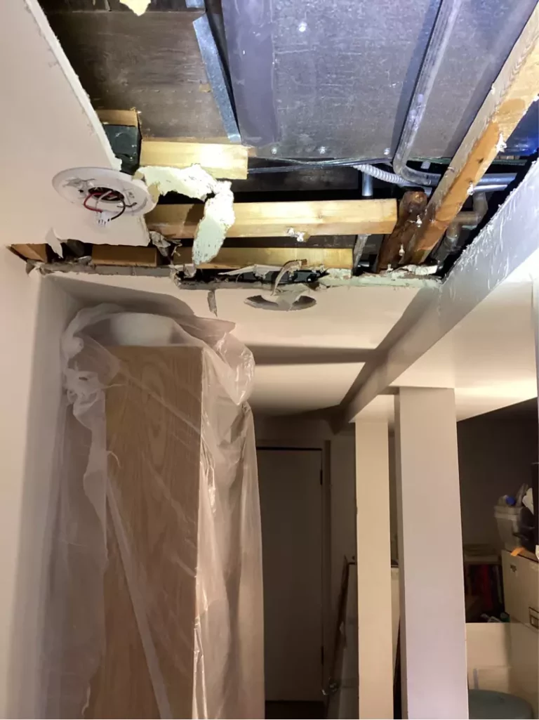 Niles Illinois – Leak in Ceiling