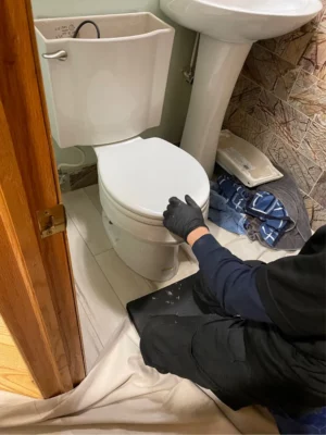 Hardwood floors in lakewood balmoral chicago have water damage
