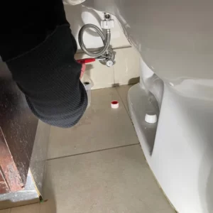 Bathroom leaking plumbing fixtures repair