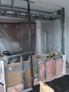 Gas line repair to water heater