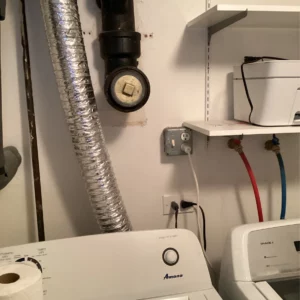 New installation of plumbing fixtures