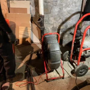Sewer camera inspection of main sewer line