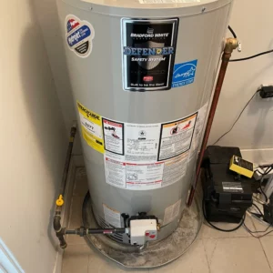 Rescue Plumbing does not work on air conditioning, we service water heaters