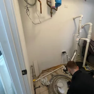 Cooling installation and sewer drain in norridge