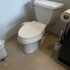 Fixing drain underneath toilet