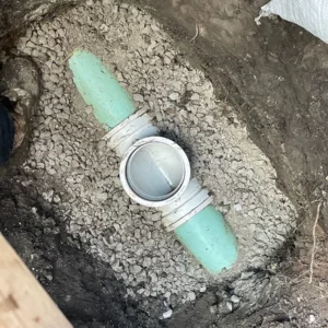 This sewer line repair in oak park, illinois