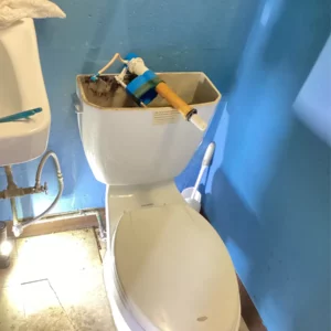 Repair company also replace valve in toilet for homeowner