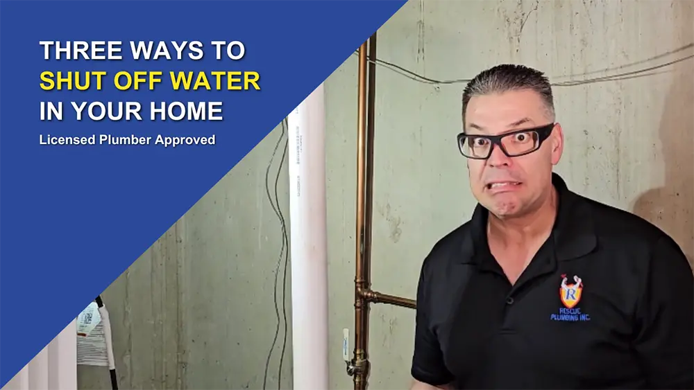 How to shut off water in your home video