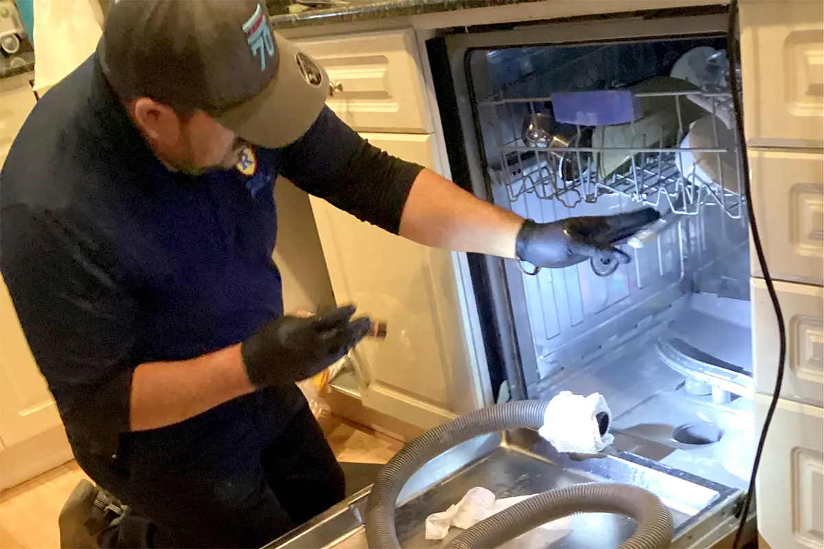 Dishwasher installation service