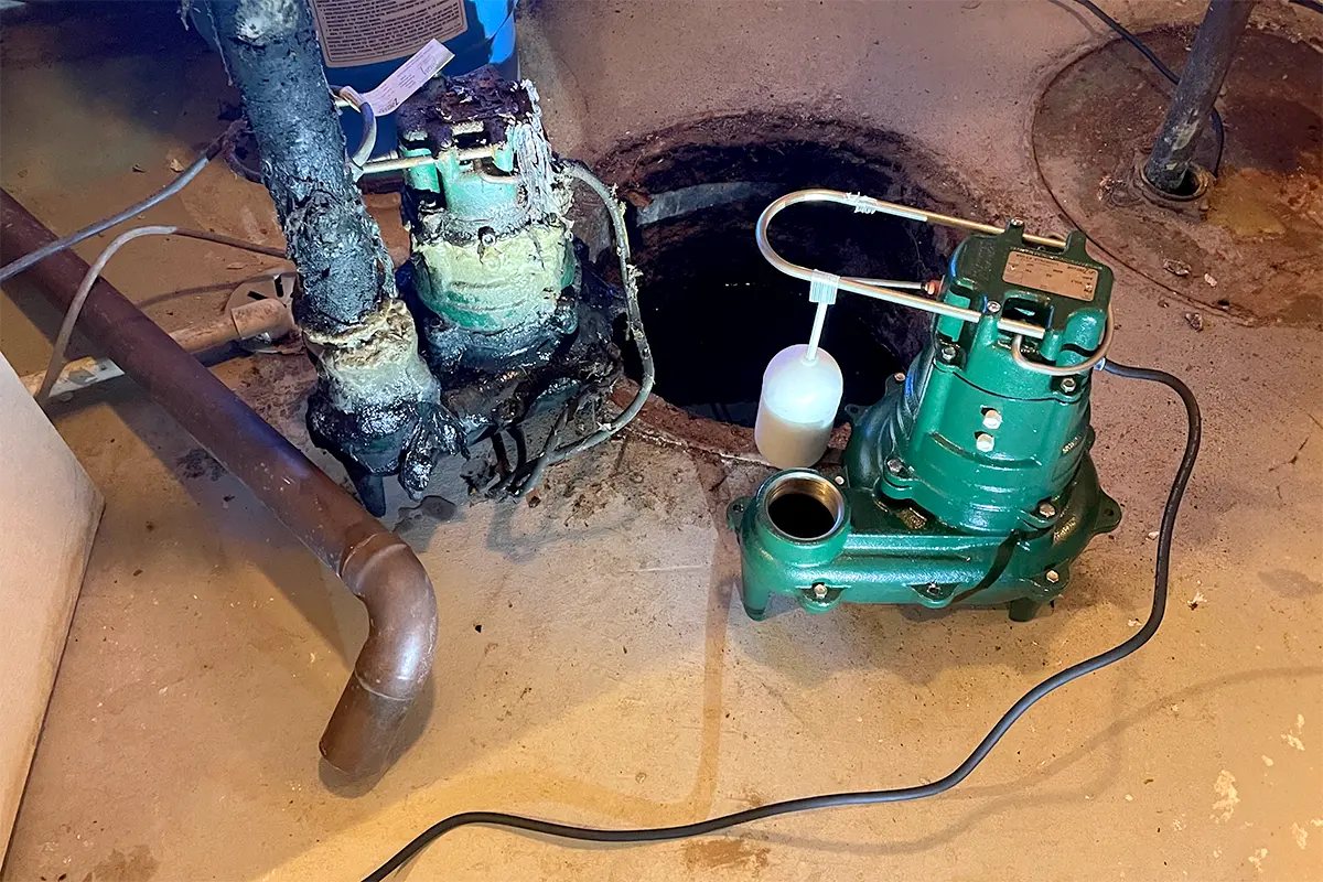 Sump pump repair services