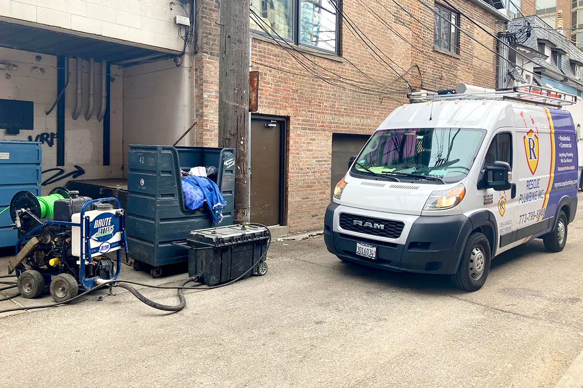Commercial hydro jetting services