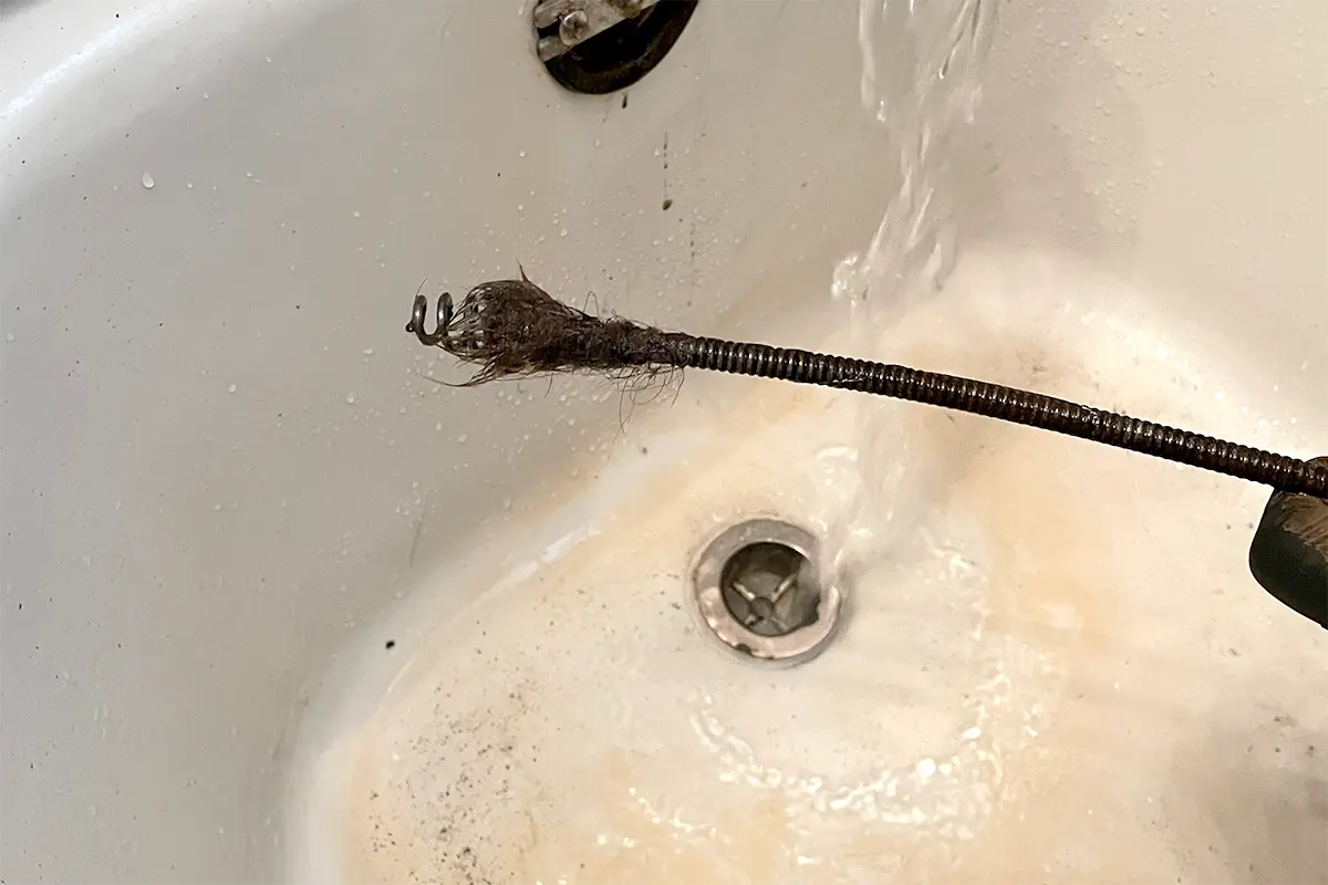 Bathtub drain cleaning service for slow drain