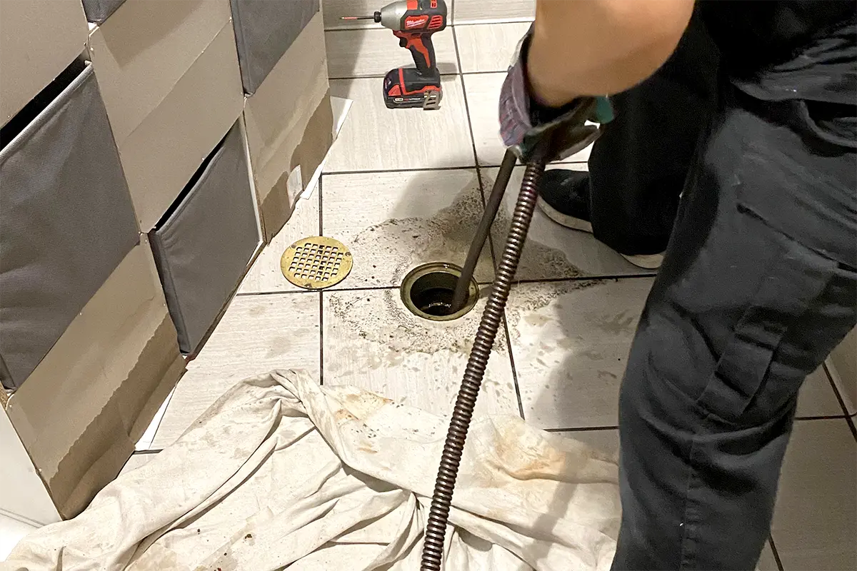 floor drain cleaning service
