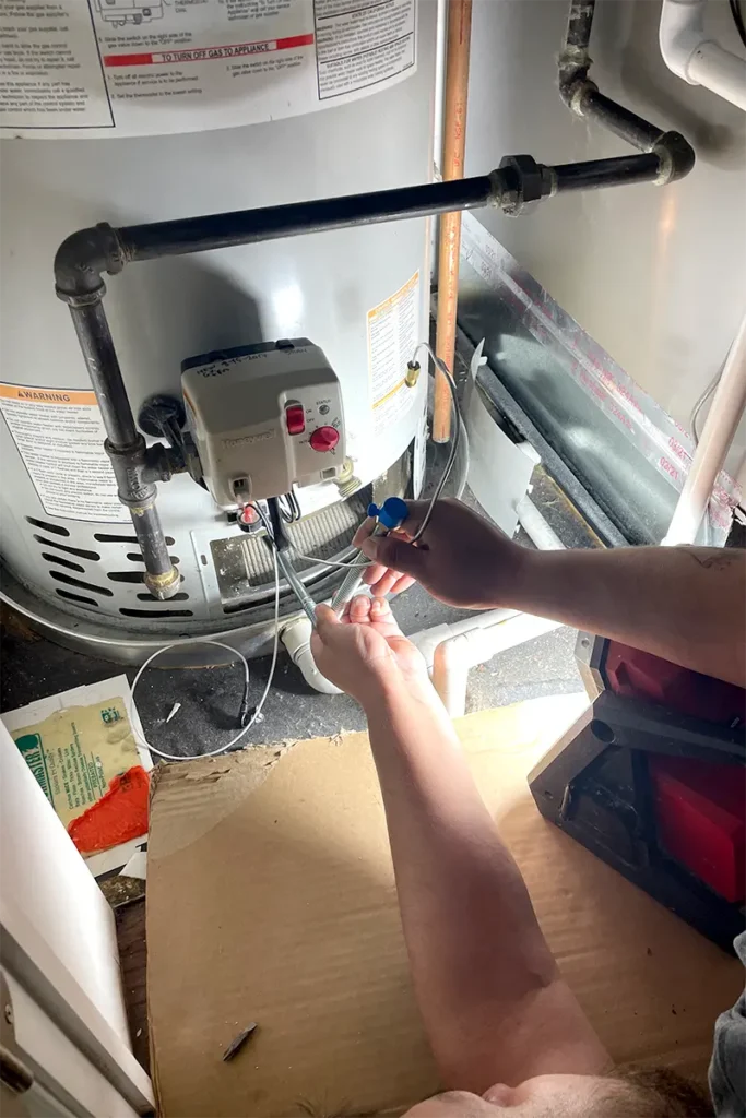 no hot water plumbing emergency