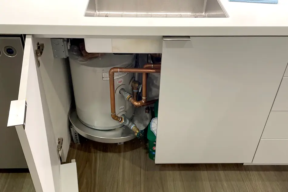 Gas supply water heater