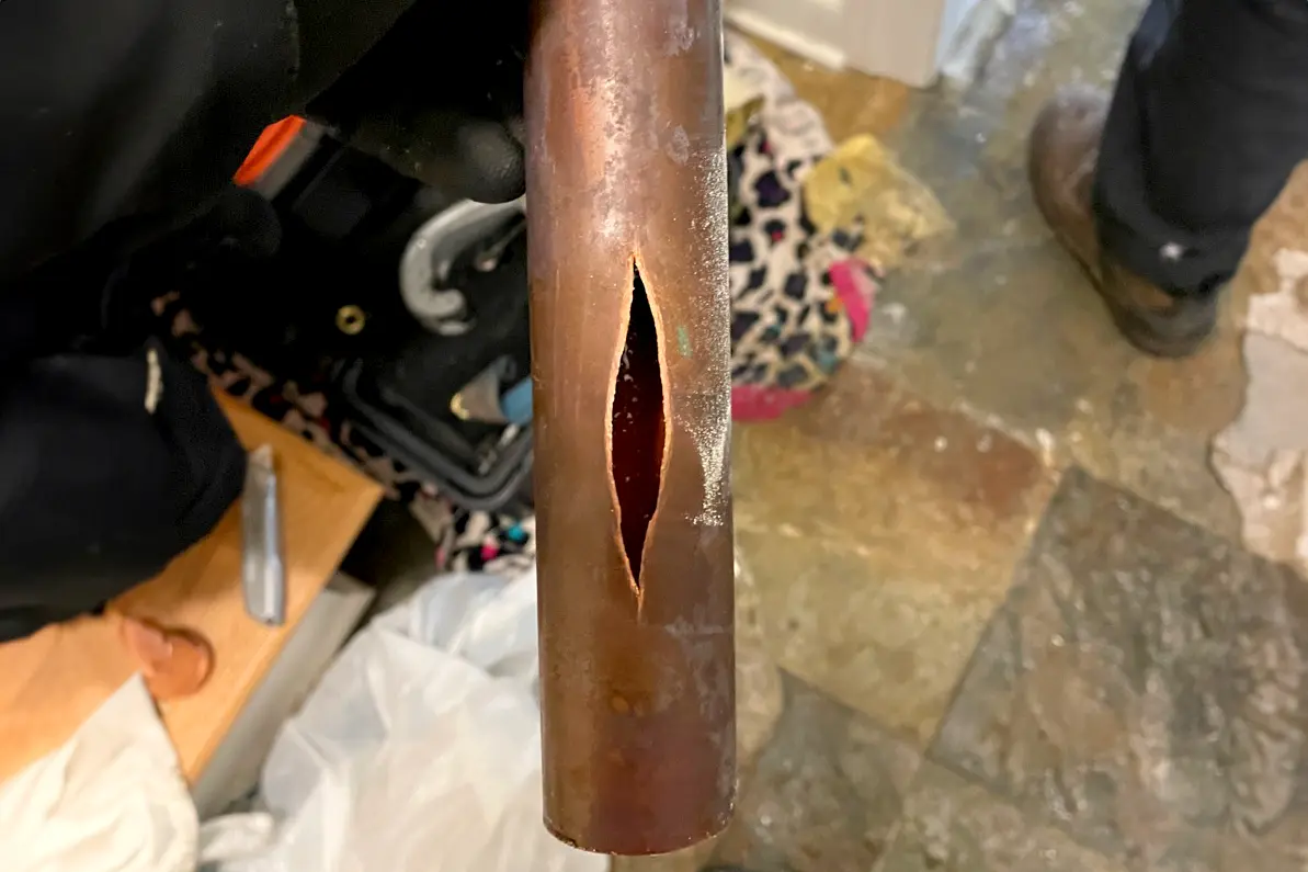 Pipe burst replacement services