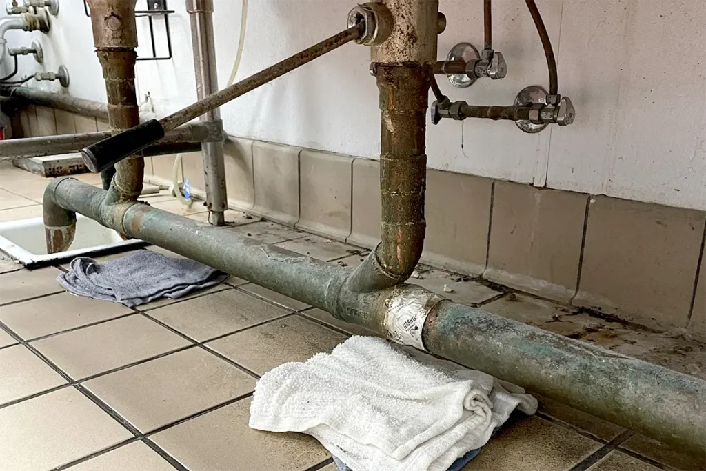 Pipe industrial plumbing services