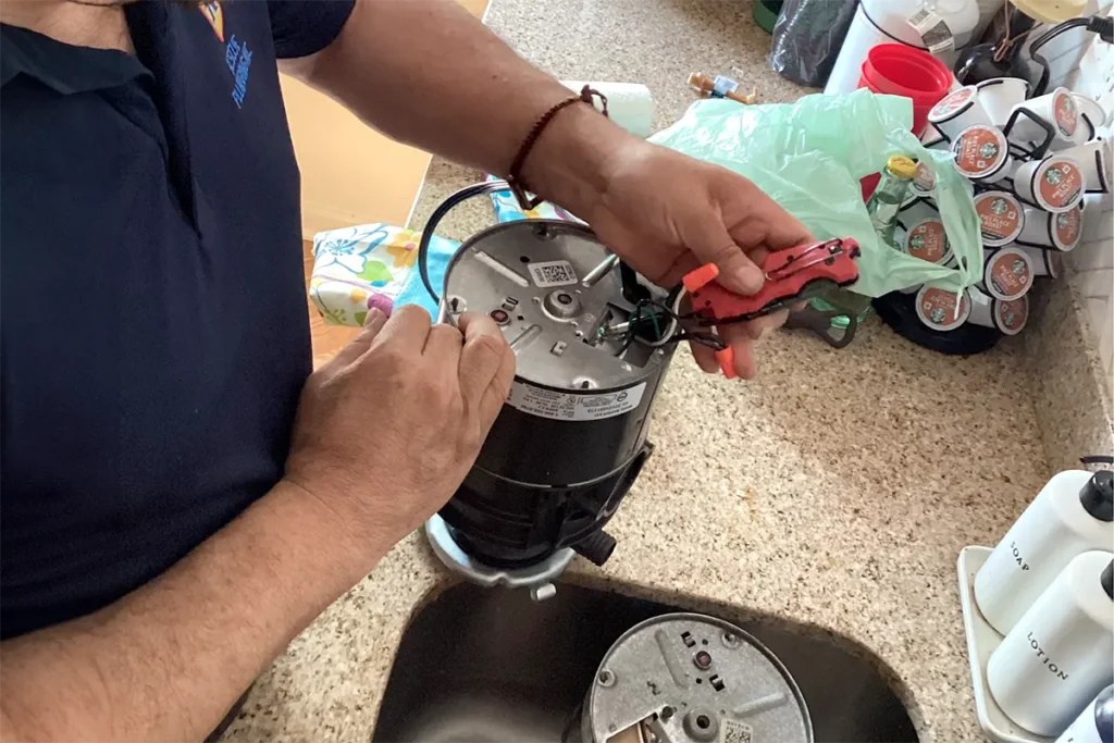 Broken garbage disposal in chicago