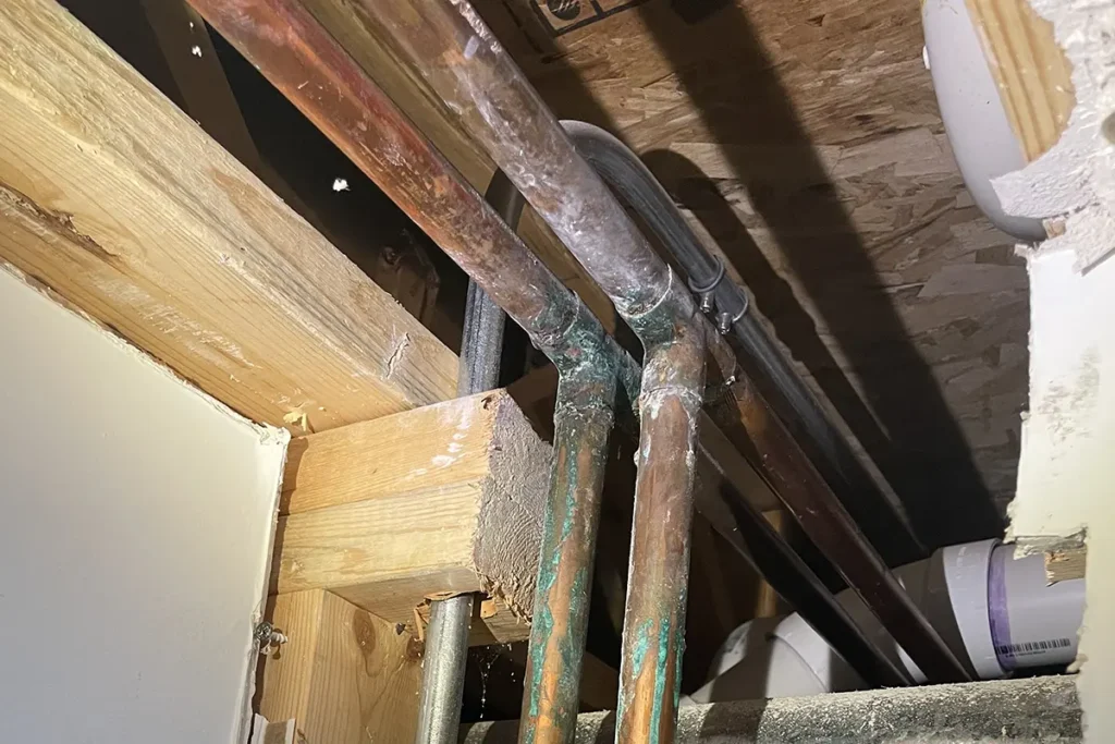 pipe repairs needed for existing pipe