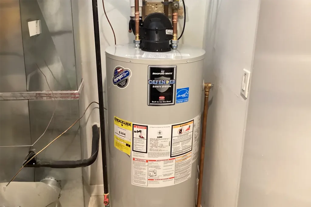 Water heater service for old water heater