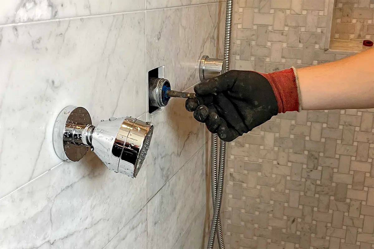 leaky shower faucet repairs